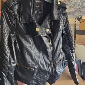 Coogi Black Quilted Women's Jacket